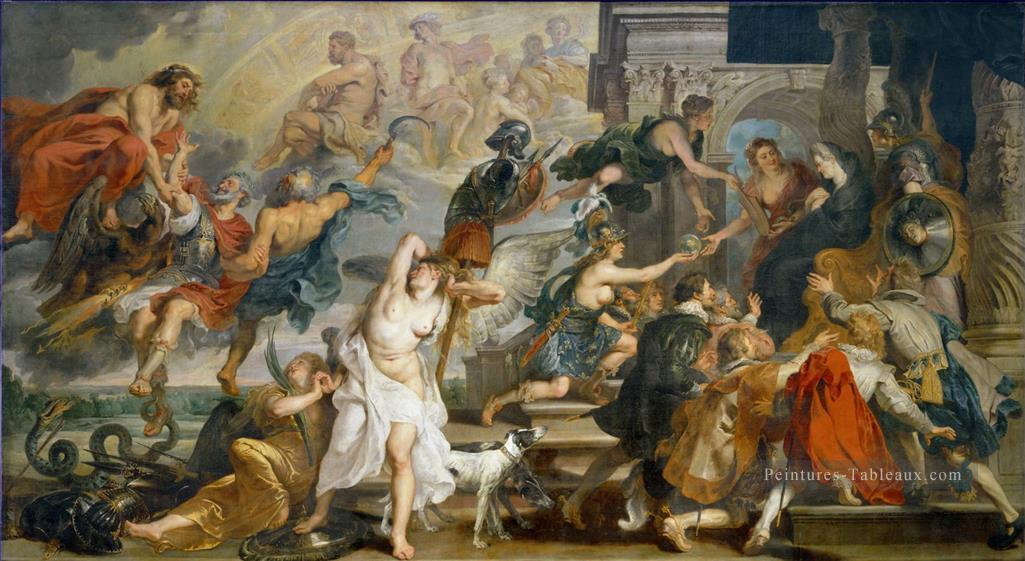 La mort d’Henri IV et la Proclamation de la Régence Peter Paul Rubens Peintures à l'huile